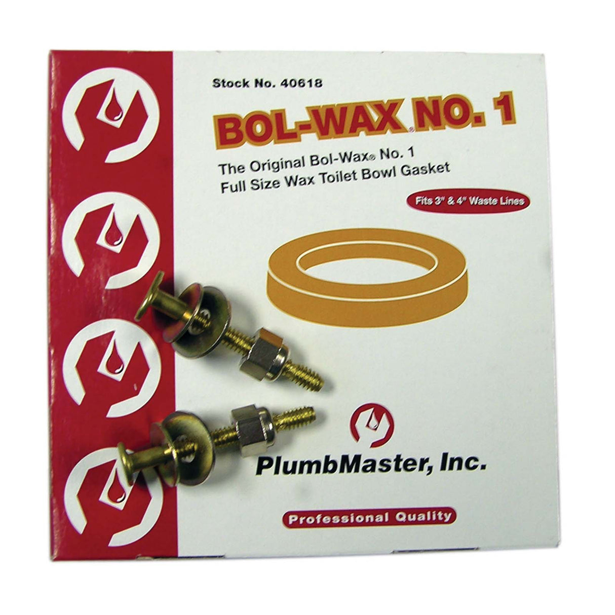Wax Ring l/Sleeve & Solid Brass Closet Bolts