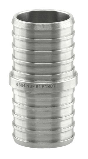Boshart Industries SSPEX-C07 3/4" Stainless Steel PEX Coupling