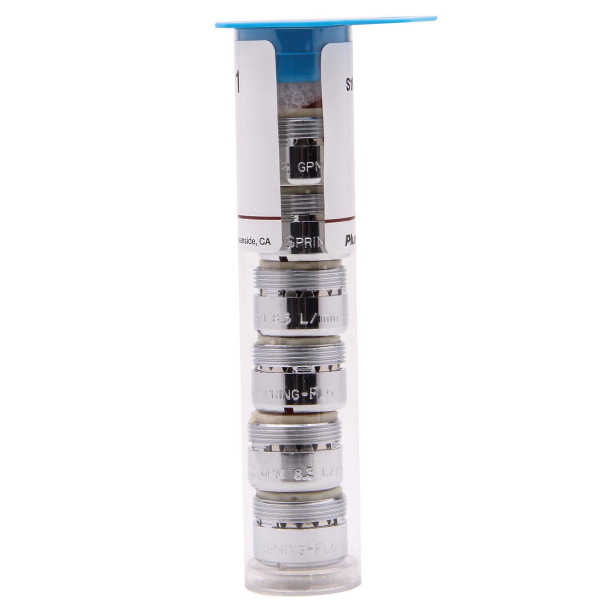 PlumbMaster Approved 36088T Chrome Plated Solid Brass Aerator, 13/16" Male, 1.8 gpm, 6/Tube
