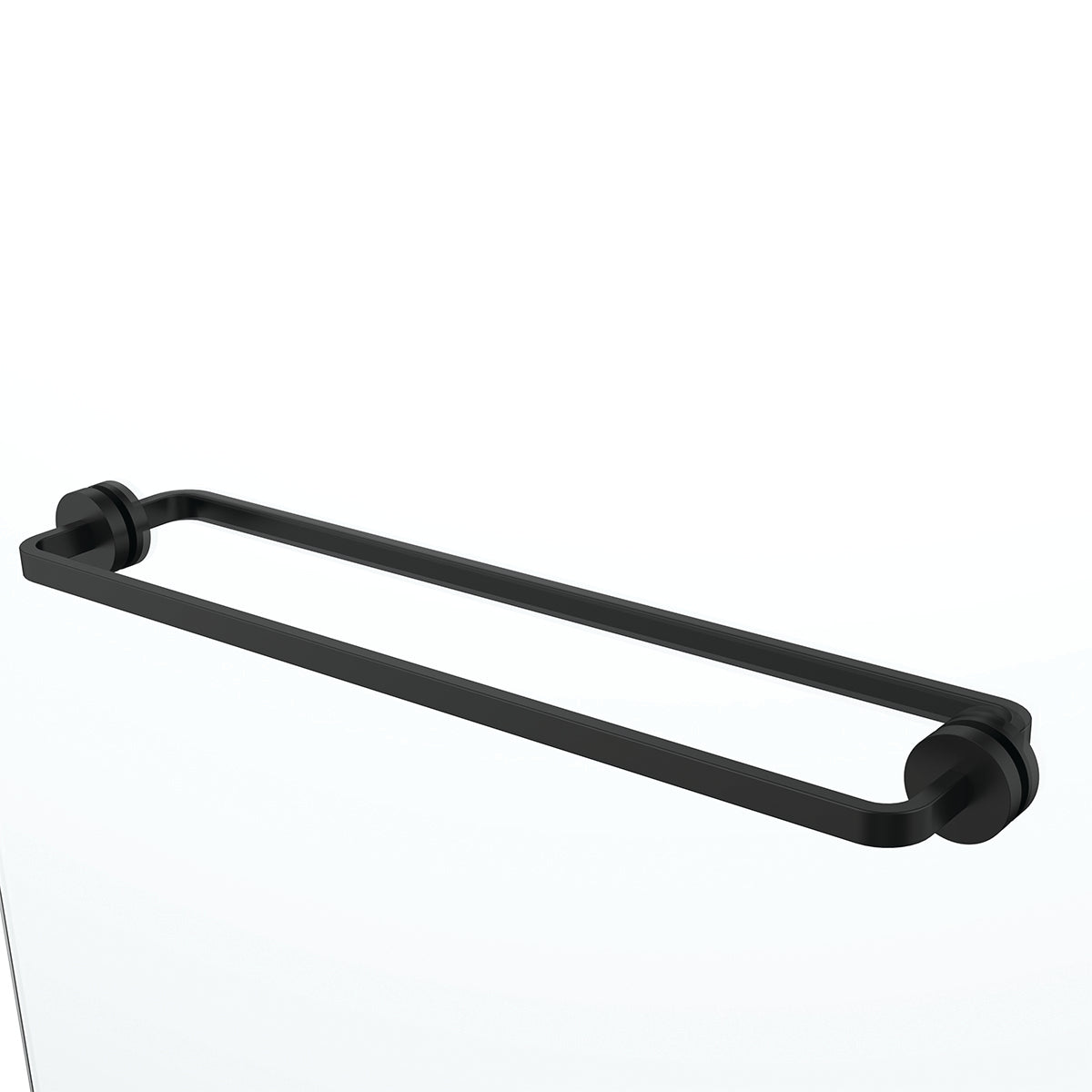 SH-2702-MB Vector 24in. Back-to-Back Towel Bar for Glass Shower Door MB