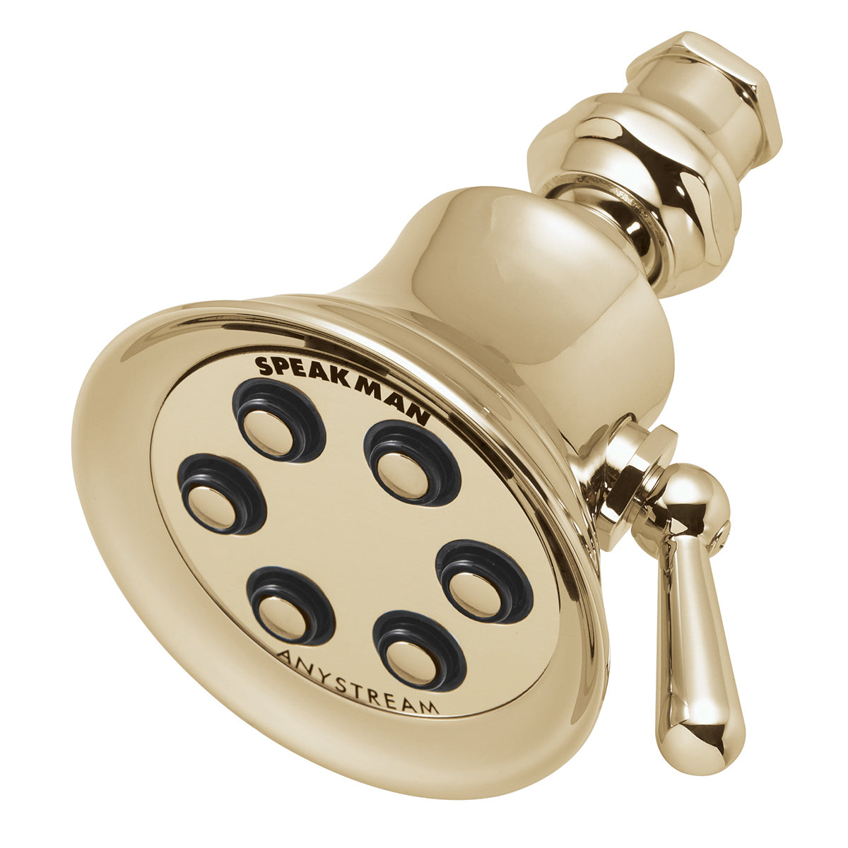 Speakman Retro S-2254-PB Shower Head Polished Brass Finish - 2.5 GPM