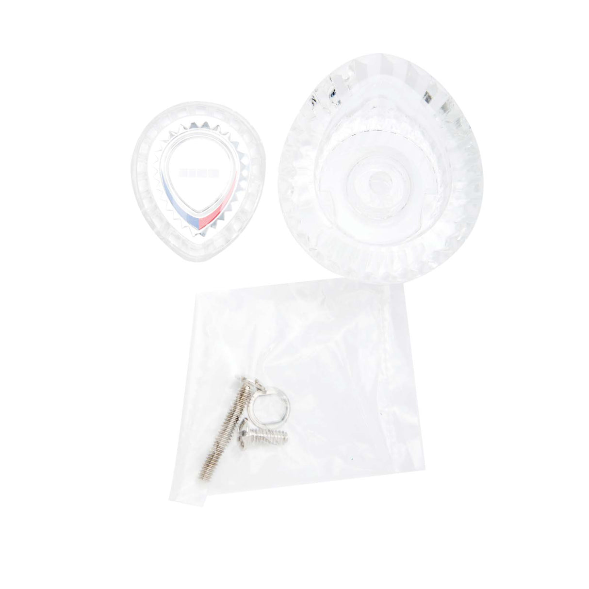 PlumbMaster Approved 30664B Acrylic Tear-Drop Single Handle Style Handle Assembly for Moen Lavatory Faucet