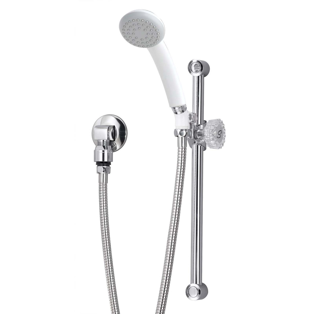 Symmons T-300B-30V Hand Shower with Slide Bar in Polished Chrome, 2.5 GPM