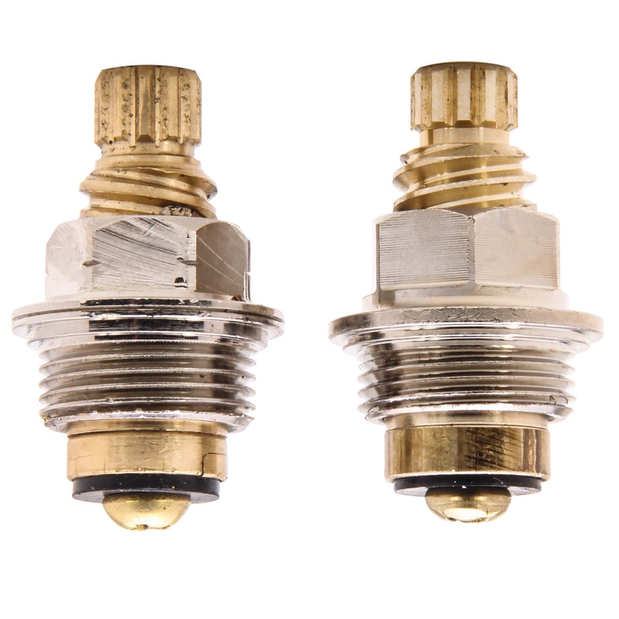 PlumbMaster Approved 10525NL No-Lead Right Hand Hot and Left Hand Cold Stem for Crown Imperial 90-R Price Pfister Lavatory Faucet