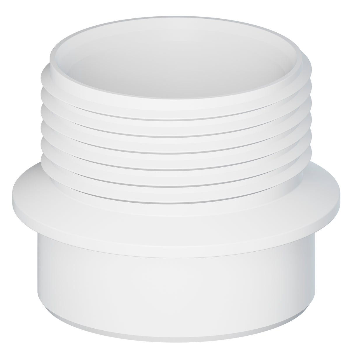 Tigre 103-3209 1-1/2 x 1-1/2" Spigot x MIPT PVC DWV Adapter White