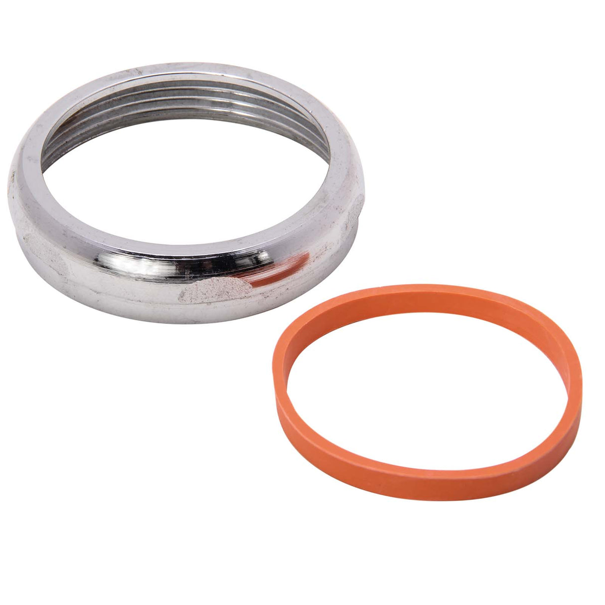 PlumbMaster Approved 97414 2" IPS x 2" O.D. Tube Chrome Brass Slip-Joint Nut with Washer
