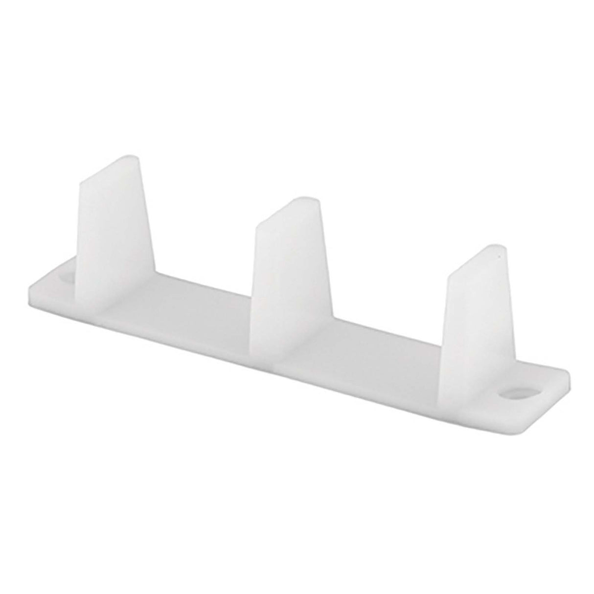 PlumbMaster Approved 69874 Plastic Sliding Closet Door Bottom Guide, White, Floor Mount
