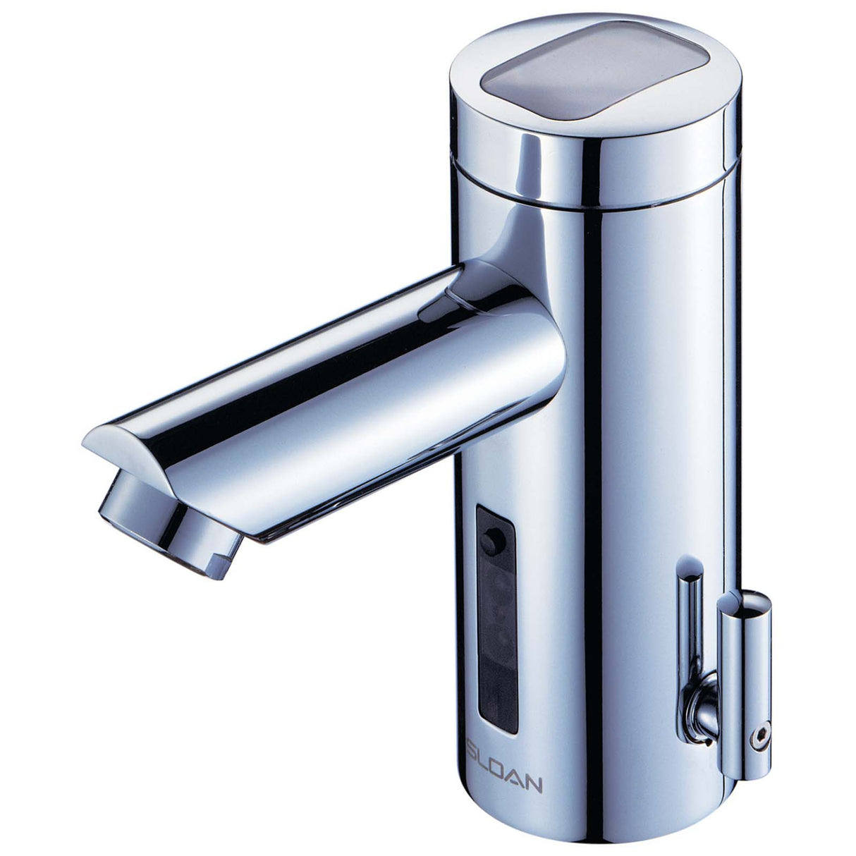 Solis Solar-Powered Deck Mount IR Faucet, 0.5 GPM, Single Hole, Chrome, ISM