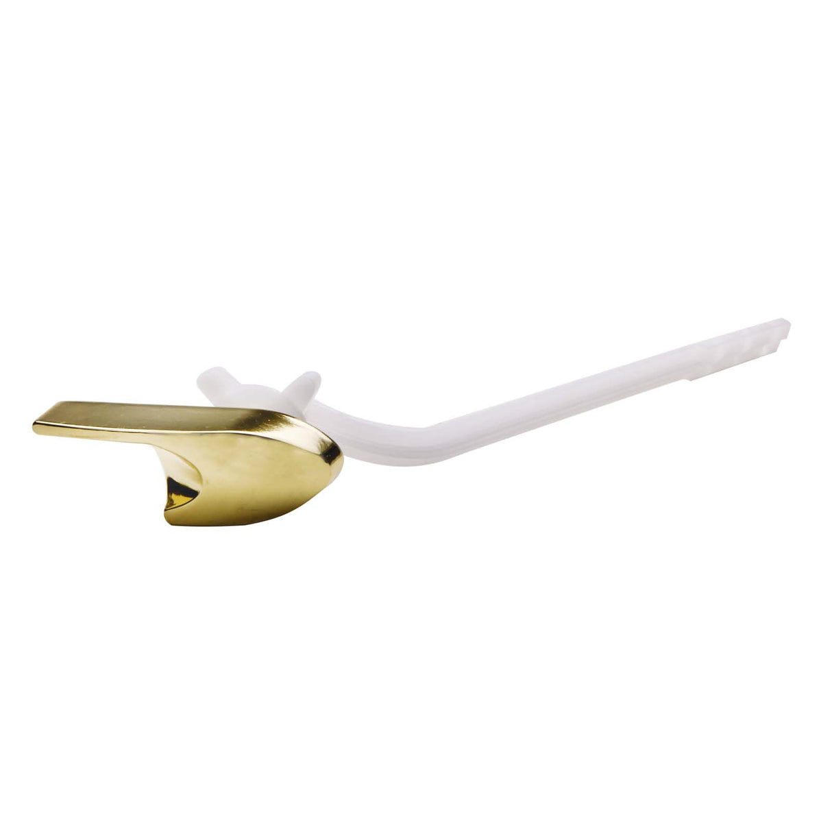 PlumbMaster Approved 88592 K30324 Plastic Tank Lever (Retail), 8-1/2", Sidemount, Polished Brass