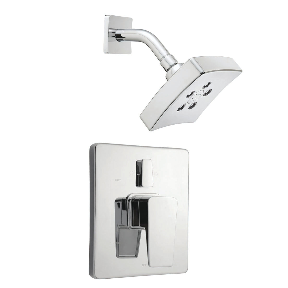 Speakman Kubos SLV-24410 Diverter Trim and Shower Combination (Valve not included) Polished Chrome Finish - 2.5 GPM
