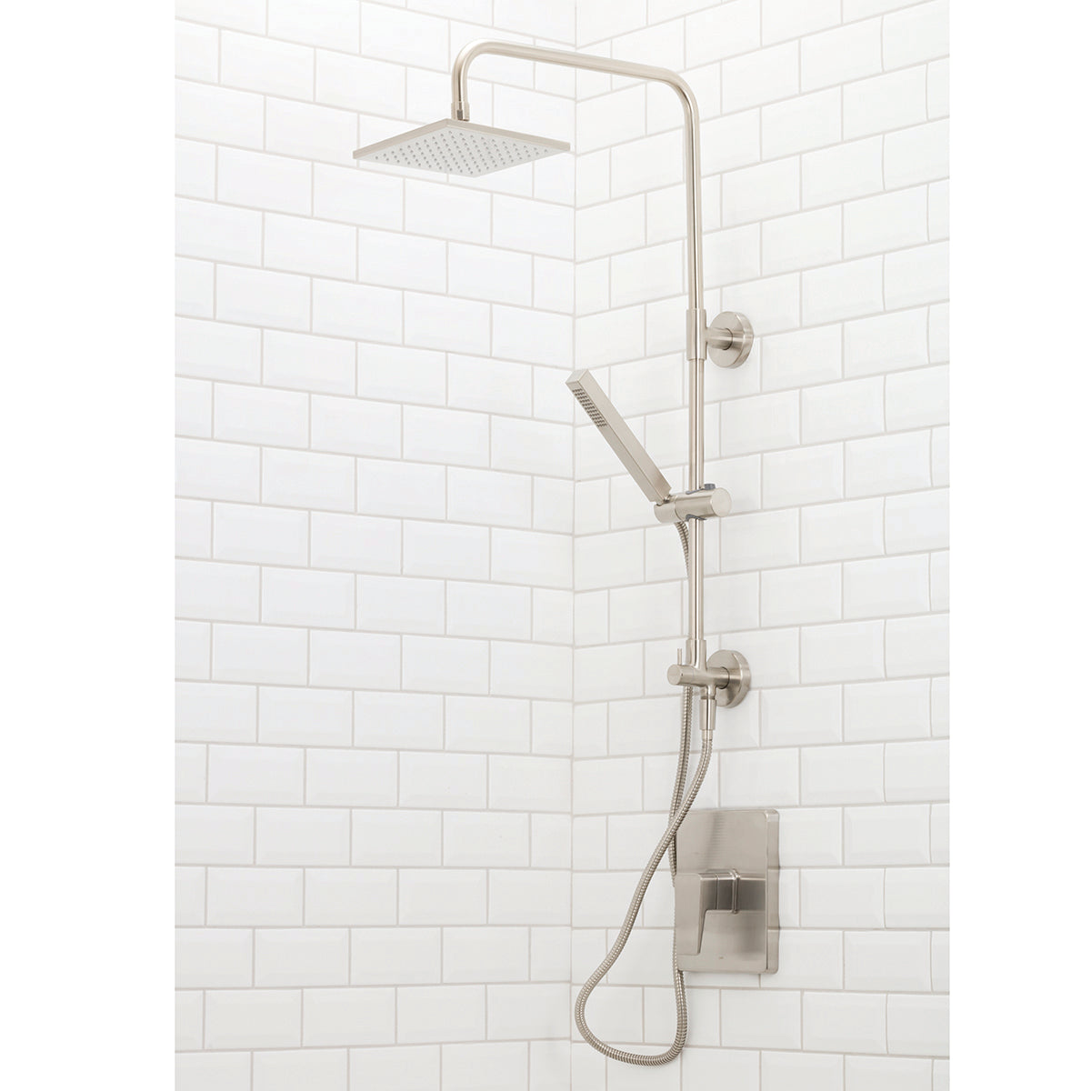 Speakman Kubos S-2763-BN Rain Shower Head Brushed Nickel Finish - 2.5 GPM
