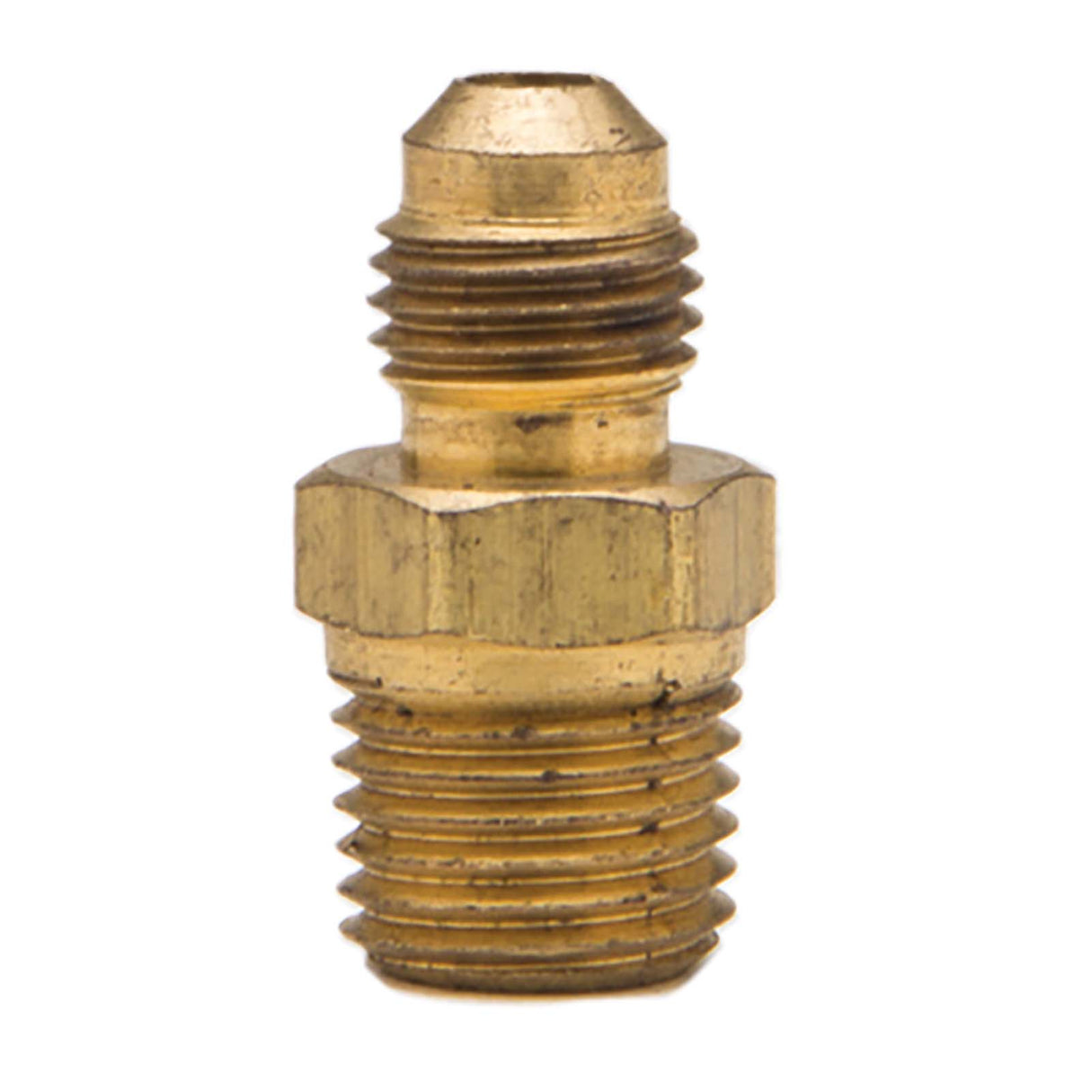 PlumbMaster Approved 52487B 1/4" MIP x OD Flare Brass Adapter
