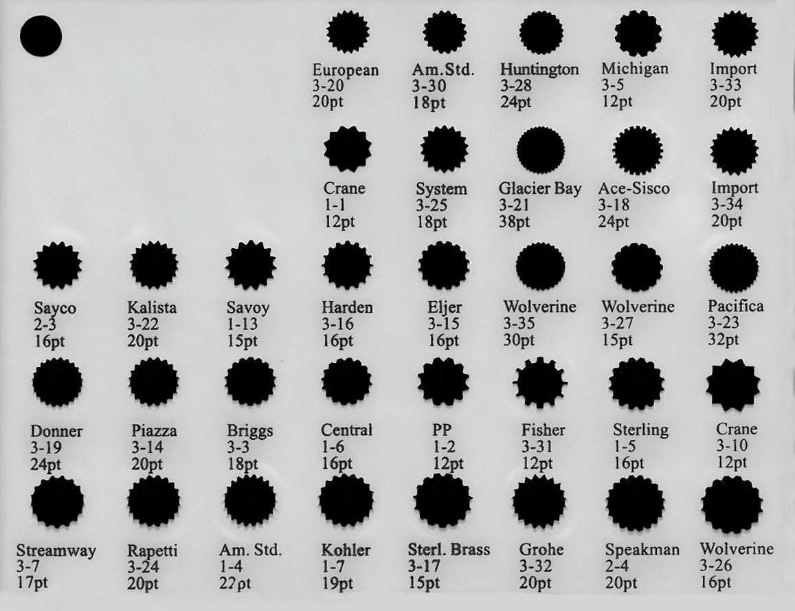 PlumbMaster Approved 52494 Stem Identifier