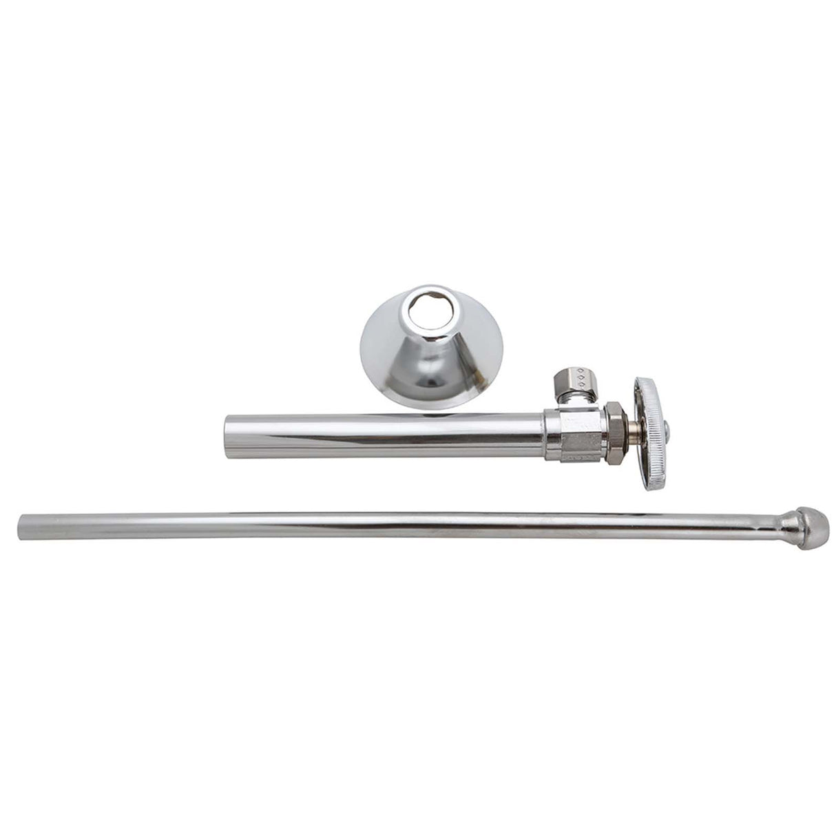 BrassCraft CS400AX C 1/2" x 3/8" Chrome Plated Brass (Lead Free) Encore Multi-Turn Faucet Supply Stop Kit