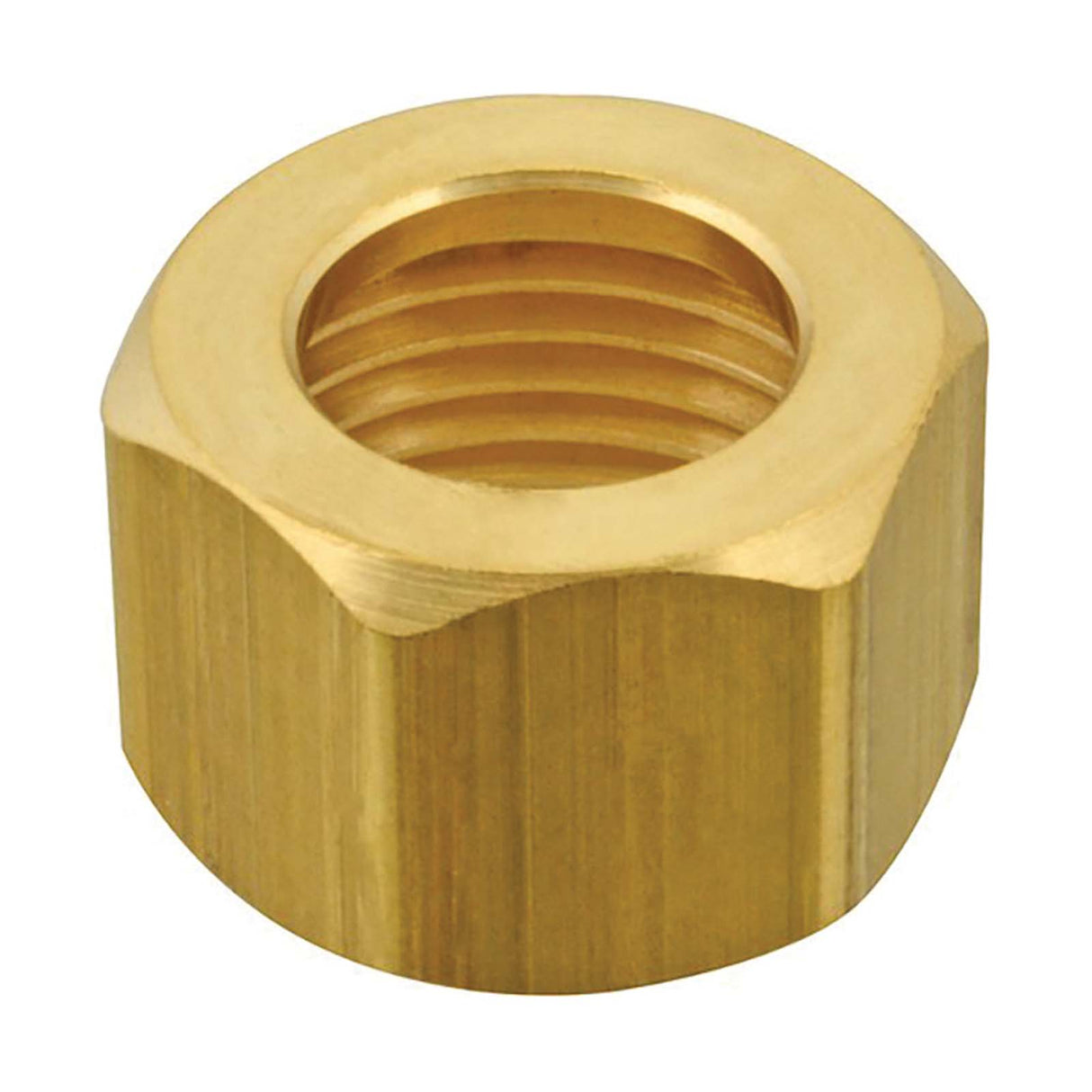 PlumbMaster Approved 36729 Brass Hex Faucet Shank Nut for T&S Rigid Base Faucet, 1/2" NPSM Female