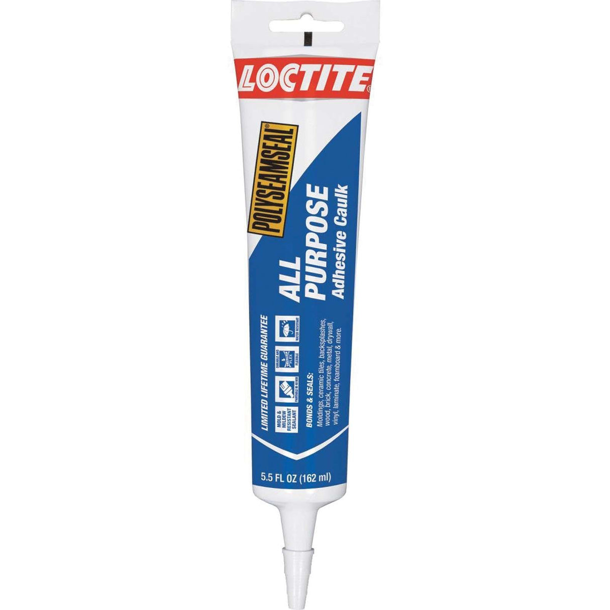 Loctite 2139007 All-Purpose Caulk, 6 oz Tube, Clear