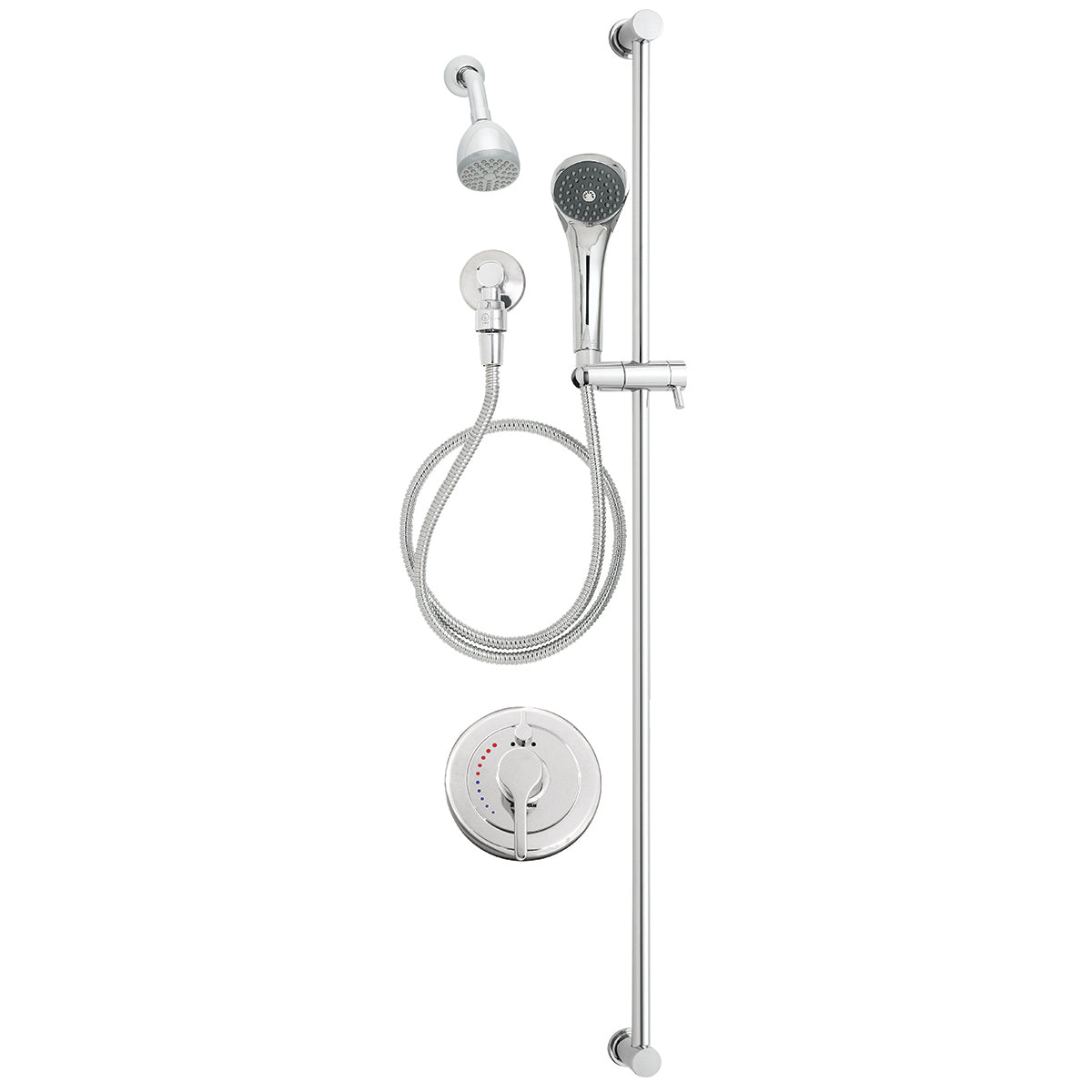 Speakman SLV-3460 Sentinel Mark II Diverter Trim and Shower System (Valve not included) Polished Chrome Finish - 2.5 GPM