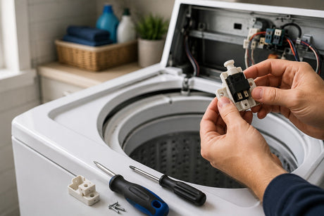 The Most Common Washing Machine Repair: Replacing a Faulty Lid Switch