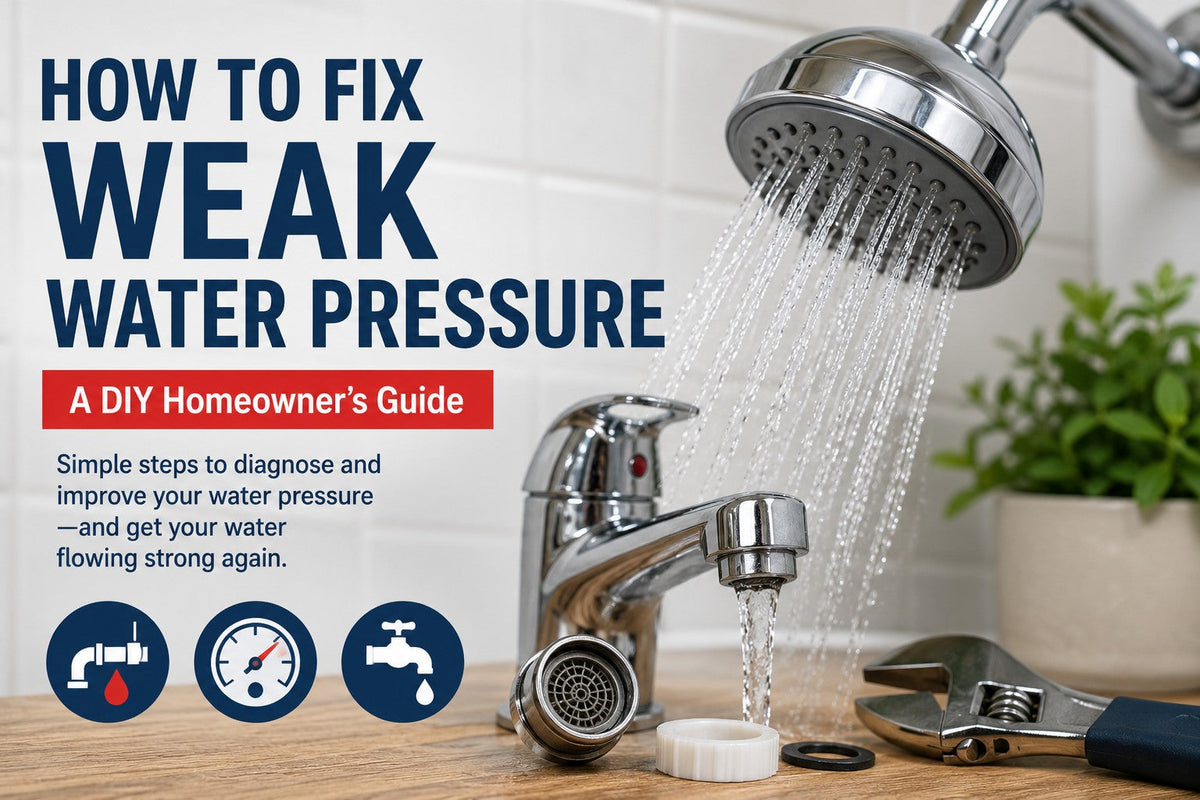 How to Fix Weak Water Pressure: A DIY Homeowner’s Guide