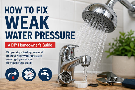 How to Fix Weak Water Pressure: A DIY Homeowner’s Guide