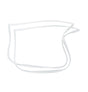 GE WR24X10010 Genuine OEM Door Gasket (White) for GE Upright Freezers