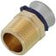Viega 90541 3/4" PEX Press x 3/4" Male Adapter w/ Attached Sleeve (Zero Lead Bronze)