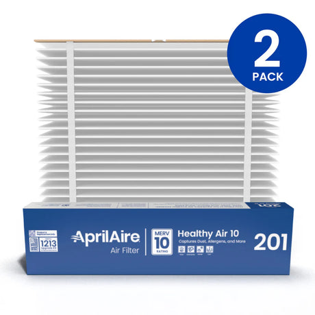 AprilAire 201 Replacement Furnace Filter for AprilAire or Space-Gard 2200 or 2250 Whole-House Air Purifiers - MERV 10, 20x25x6 Air Filter