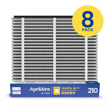 AprilAire 210 Replacement Filter for AprilAire Whole House Air Purifiers - MERV 11, Clean Air & Dust, 20x25x4 Air Filter