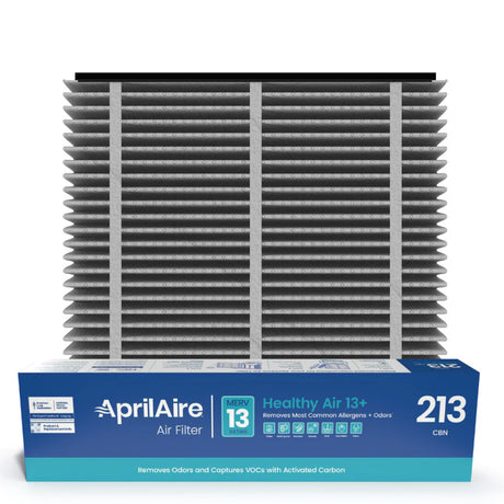 AprilAire 213CBN Replacement Filter for AprilAire Whole House Air Purifiers - MERV 13 with Carbon, Healthy Home Allergy + Odor Reduction, 20x25x4 Air Filter