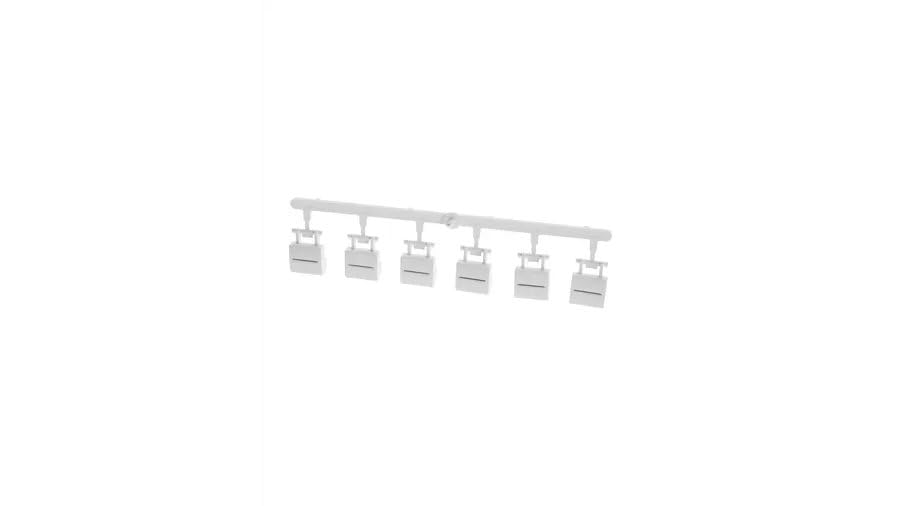 Bosch 00600033 Dishwasher White Control Panel Button Set