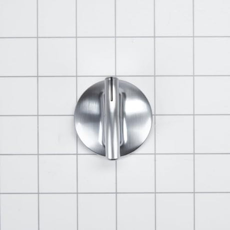Whirlpool WP74010205 Genuine OEM Range Top Burner Knob, Stainless Steel