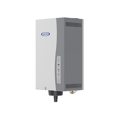 AprilAire 800 Whole-House Steam Humidifier, Automatic Steam Humidifier, Large Capacity Whole-House Humidifier for Homes up to 10,300 Sq. Ft., White