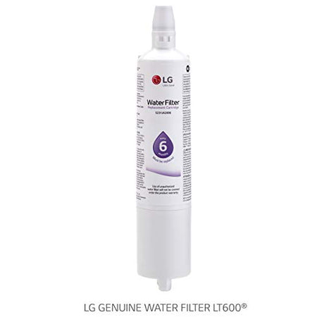 LG LT600P LT600P3 Refrigerator Water Filter, 3 Count (Pack of 1), White