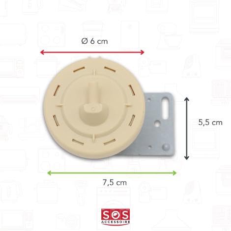 LG Electronics 6601ER1006A Washing Machine Water Level Sensor Pressure Switch