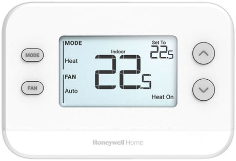 Honeywell TH1110U4000/U FocusPRO N100 Non-Programmable Thermostat - 1H/1C, Backlit LCD, Battery / Hardwired, White