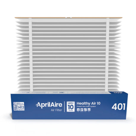 AprilAire 401 Replacement Furnace Filter for AprilAire 2400, Space-Gard 2400 Whole-House Air Purifiers - MERV 10, 16x25x6 Air Filter