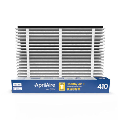 AprilAire 410 Replacement Filter for AprilAire Whole House Air Purifiers - MERV 11, Clean Air & Dust, 16x25x4 Air Filter