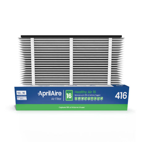 AprilAire 416 Replacement Filter for AprilAire Whole House Air Purifiers - MERV 16, Allergy, Asthma, & Virus, 16x25x4 Air Filter