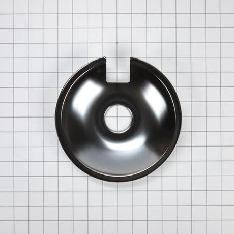 Whirlpool 715878 Genuine OEM Electric Range Round Burner Drip Bowl, Chrome,