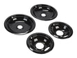 Whirlpool W10288051 Genuine OEM Burner Drip Bowls For Ranges, Black – Replaces 874987, 4396070, 4396072, AH2377787, EA2377787, PS2377787