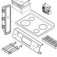 GENUINE Frigidaire 316406404 Glass Window, Unit
