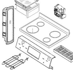 GENUINE Frigidaire 316406404 Glass Window, Unit