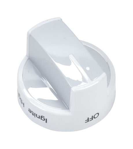 Whirlpool WPW10339443 Genuine OEM Range Surface Burner Knob, White