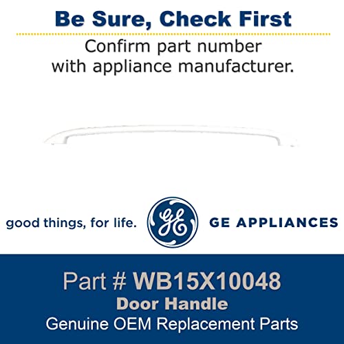 GE WB15X10048 Genuine OEM Door Handle (White)