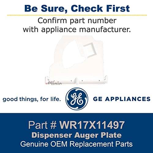 GE WR17X11497 Genuine OEM DISPENSER Auger PLATE
