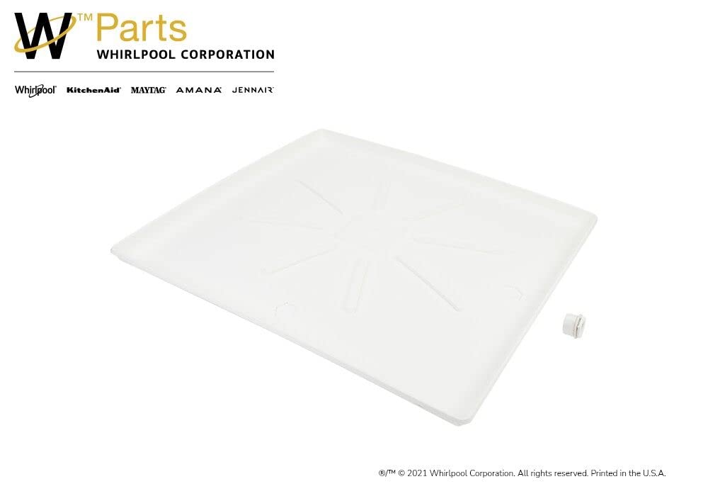 Whirlpool 8212526 Genuine OEM Washer Tray – Replaces 1201080, AH1487162, EA1487162, PS1487162, W10833075, White