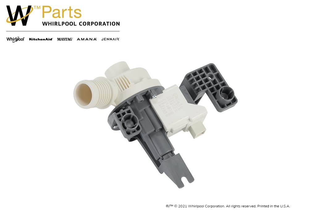 Whirlpool W10876600 Genuine OEM Washer Drain Pump