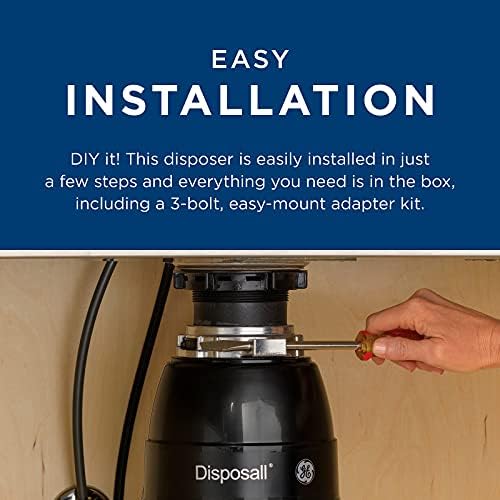 GE GFC320N Continuous Feed Garbage Disposal, 1/3 Horsepower