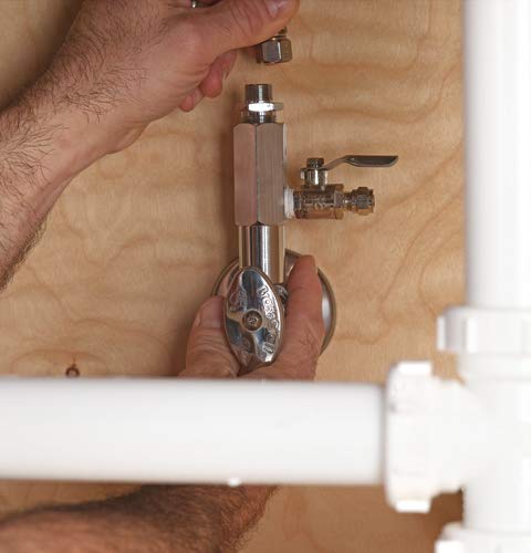 GE GXRM10RBL Reverse Osmosis System & Under Sink Water Filter Faucet & Easy Install Kit