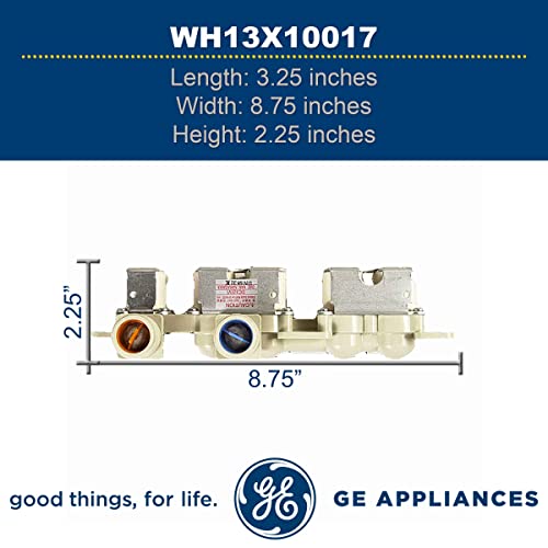 GE WH13X10017 Genuine OEM Water Inlet Valve